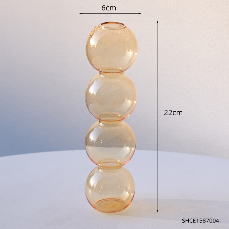 Nordic Design Glass Bubble Vase