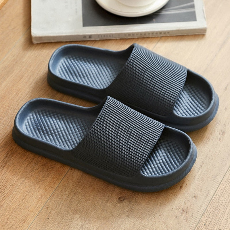 Thick Serrated Sole Summer Beach Slides