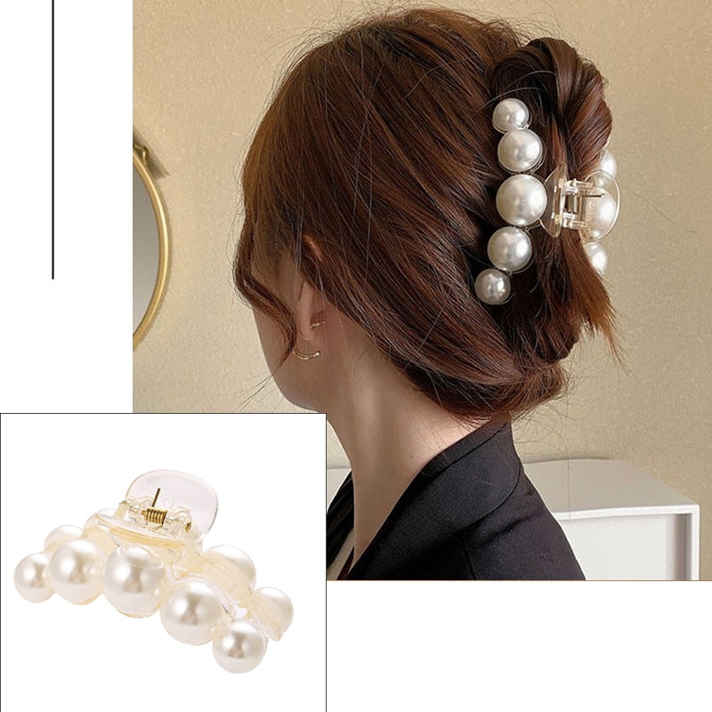 Women's Elegant Geometric Metal Hair Claw Clips