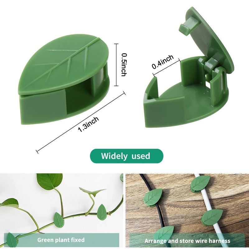 Invisible Plant Climbing Leaf Clip Wall Brackets