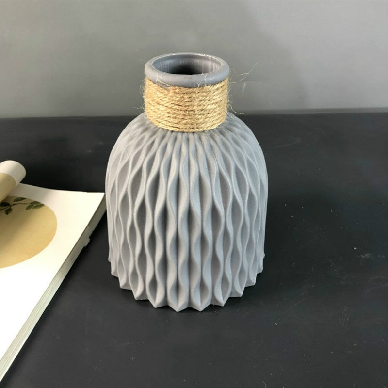 Nordic Style Imitation Ceramic Flower Vase