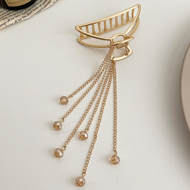 Women's Elegant Geometric Metal Hair Claw Clips