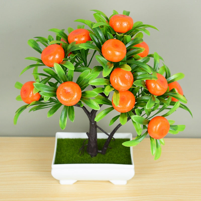 Small Artificial Potted Bonsai Tree Plants