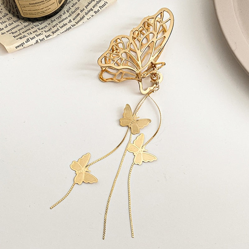 Women's Elegant Geometric Metal Hair Claw Clips