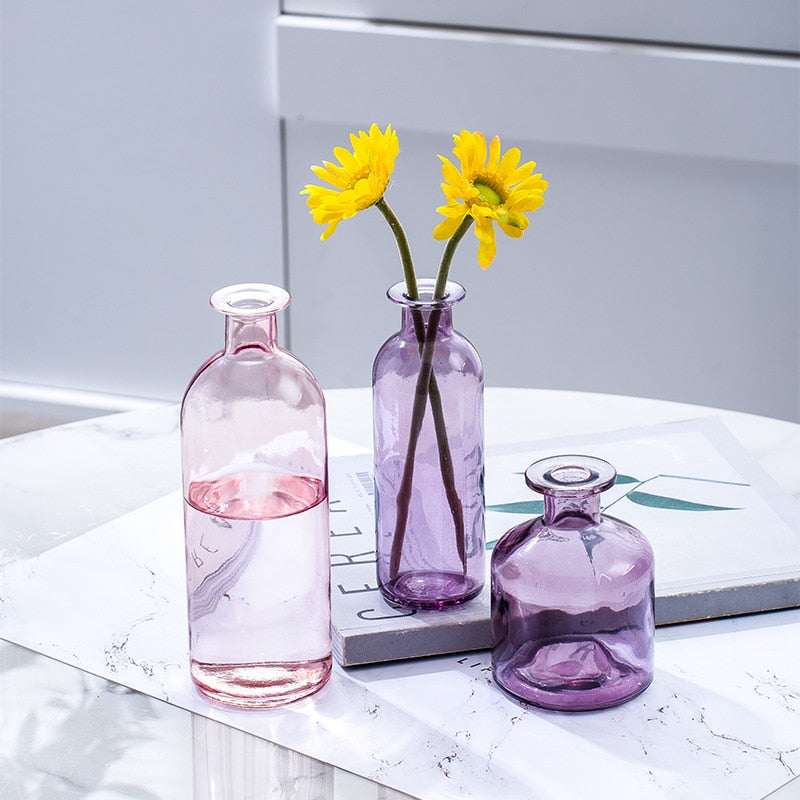 Nordic Style Glass Flower Vase