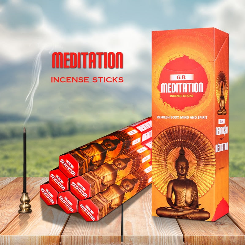 Indian Incense Sticks, Incense Holder Included