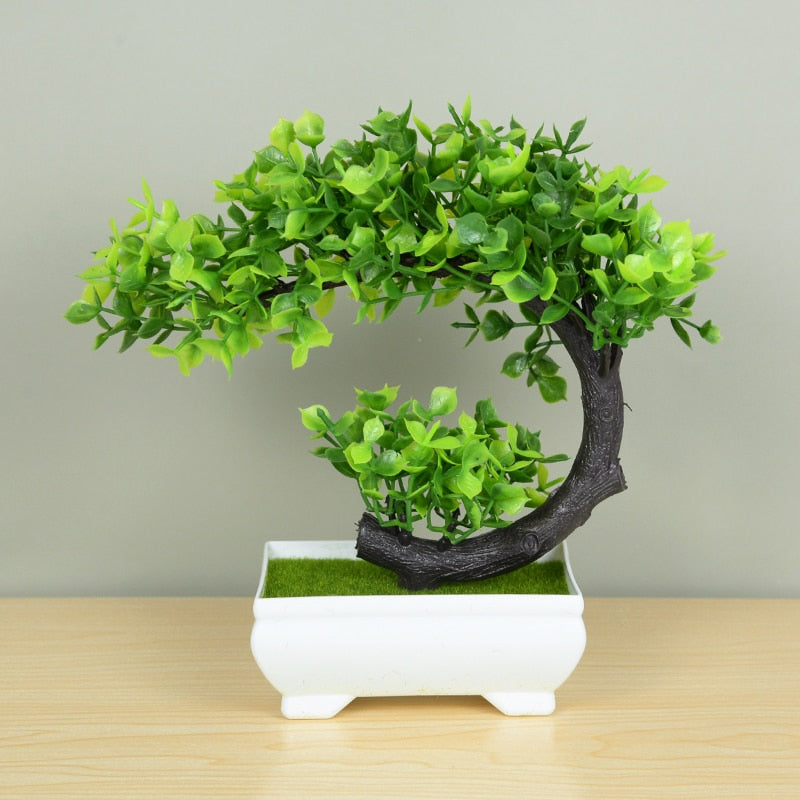 Small Artificial Potted Bonsai Tree Plants