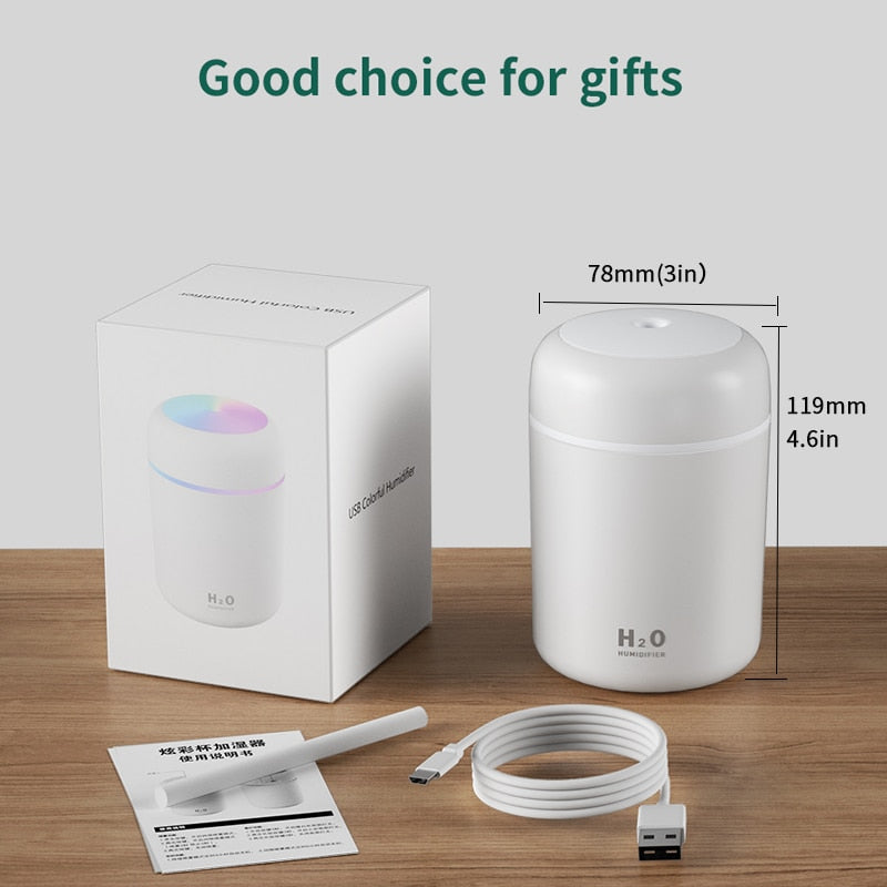 Mini Ultrasonic Aromatherapy Essential Oil Diffuser