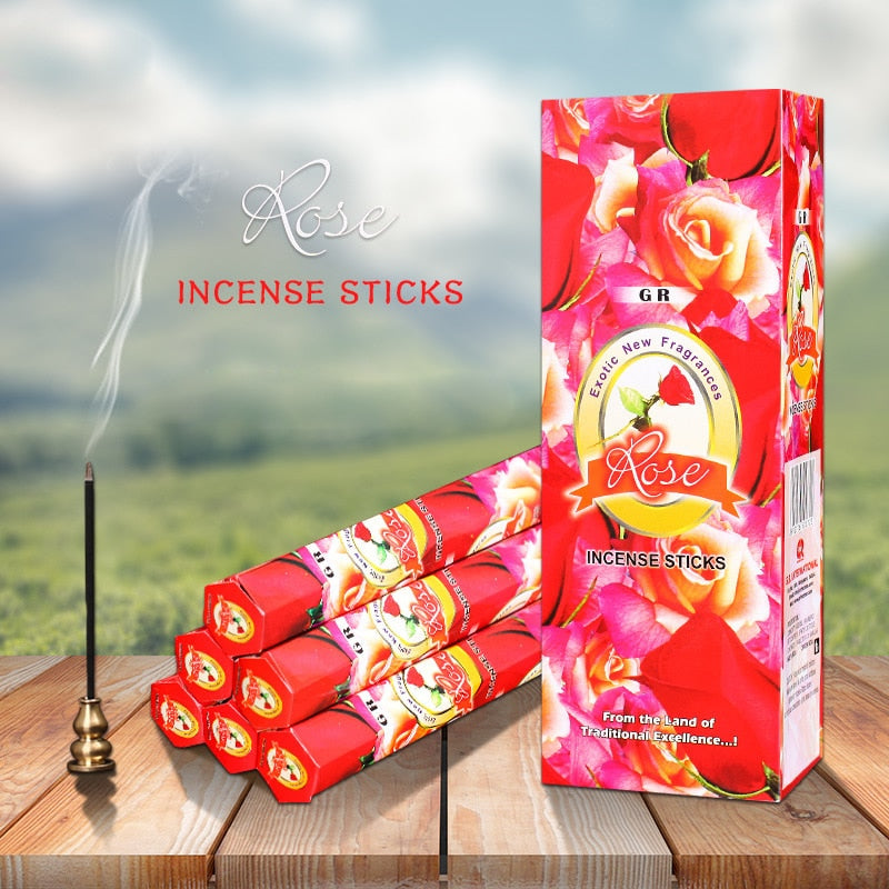 Indian Incense Sticks, Incense Holder Included