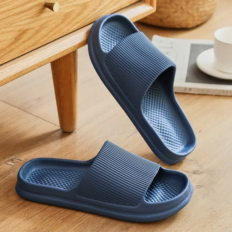 Thick Serrated Sole Summer Beach Slides