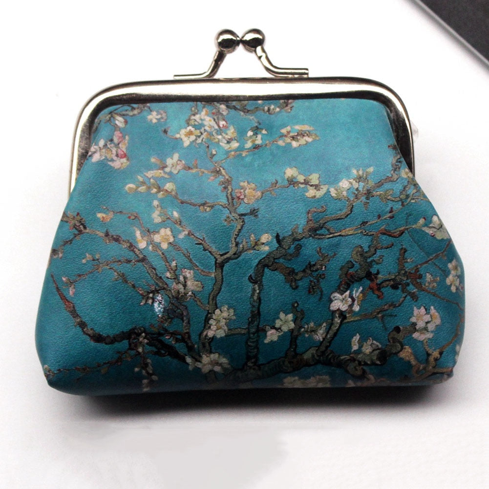 Mini Vintage Oil Painting Coin Purse