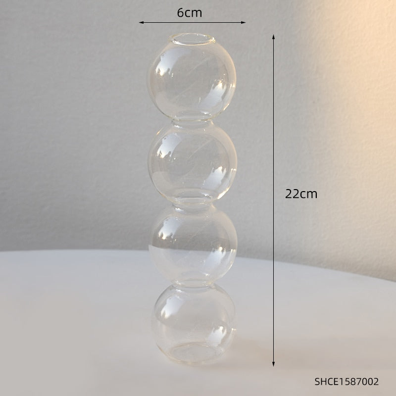 Nordic Design Glass Bubble Vase