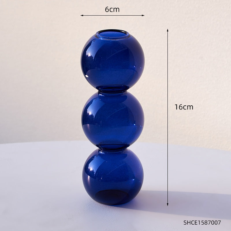 Nordic Design Glass Bubble Vase