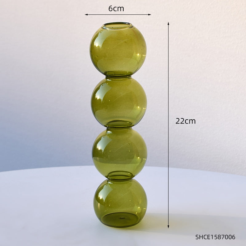 Nordic Design Glass Bubble Vase