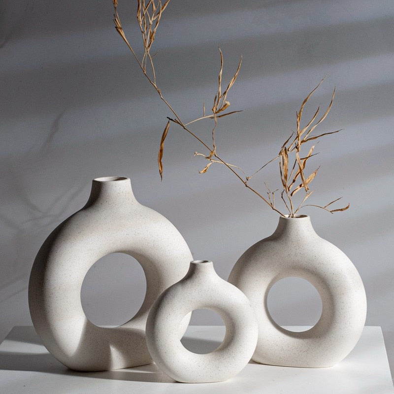 Nordic Ceramic Zen Flower Vases