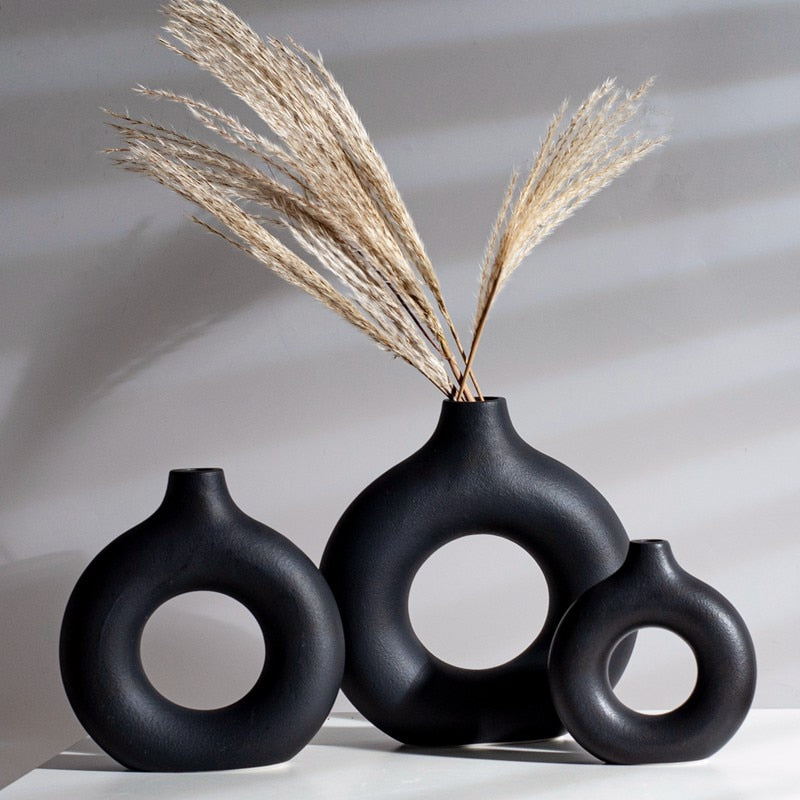 Nordic Ceramic Zen Flower Vases