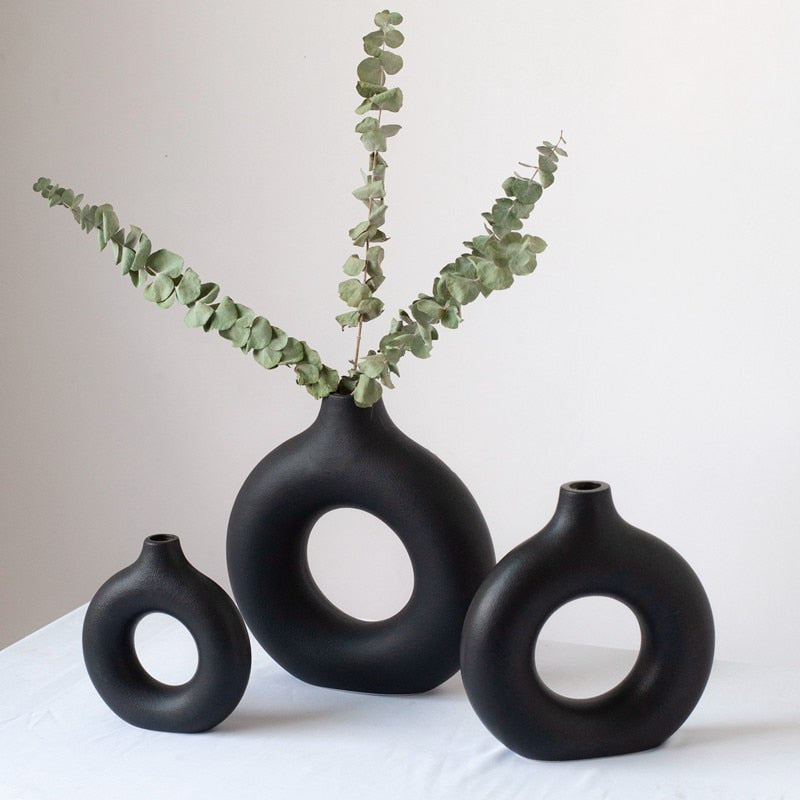 Nordic Ceramic Zen Flower Vases