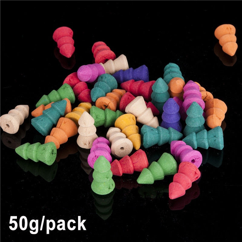 50pcs Mixed Backflow Scented Incense Cones