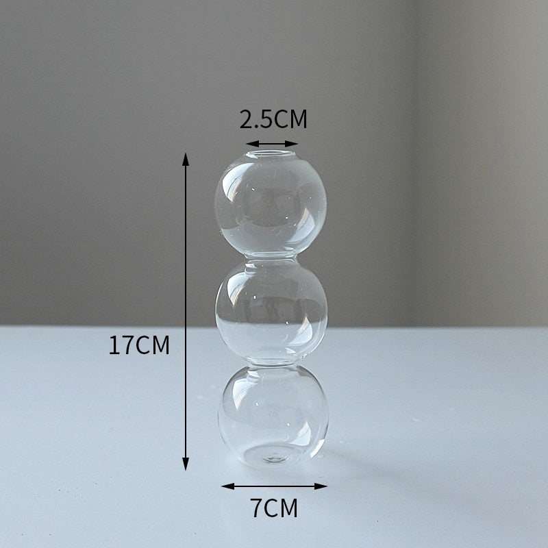 Nordic Style Hydroponic Glass Flower Vase