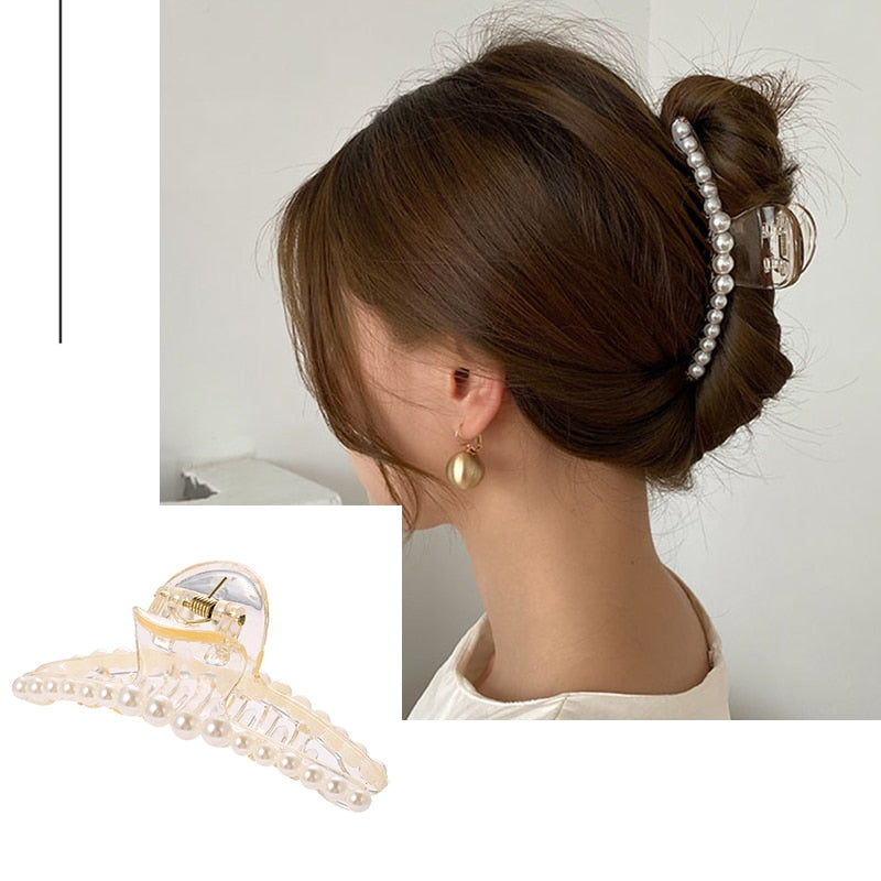 Women's Elegant Geometric Metal Hair Claw Clips