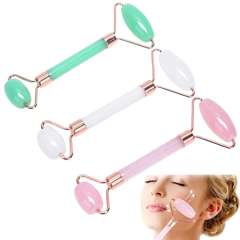 2pc/set Face Massager With Gua Sha Scraper Board