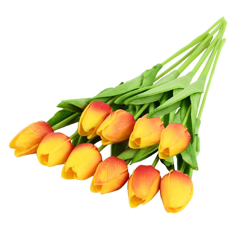 Beautiful 10PC Artificial Tulip Flower Bouquet