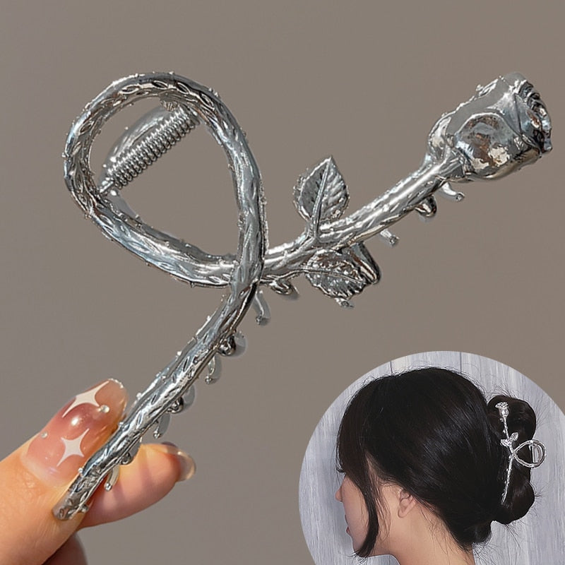 Women's Elegant Geometric Metal Hair Claw Clips