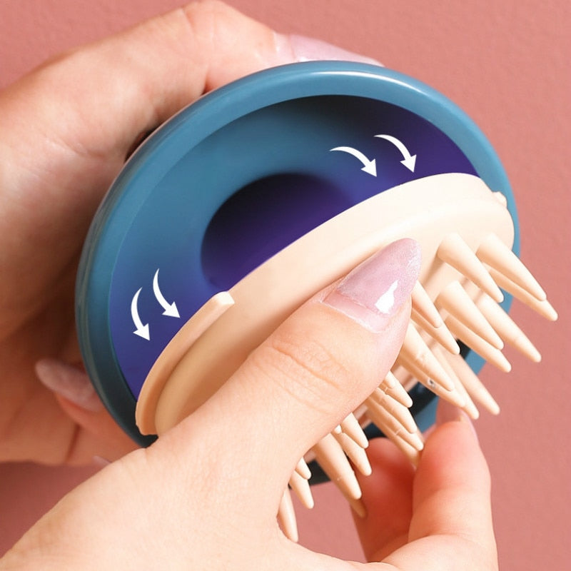 Silicone Shampoo  Scalp Massage Brush