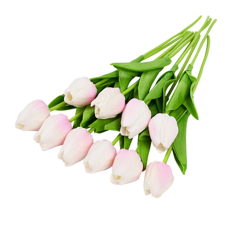 Beautiful 10PC Artificial Tulip Flower Bouquet