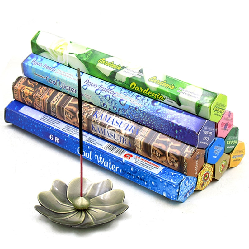 Indian Incense Sticks, Incense Holder Included