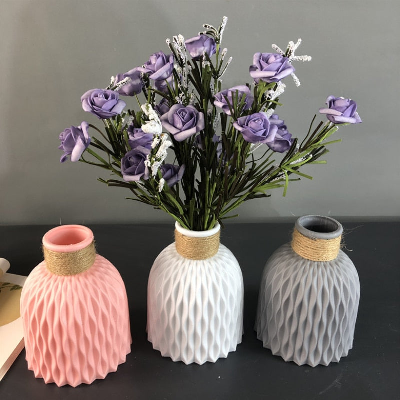 Nordic Style Imitation Ceramic Flower Vase