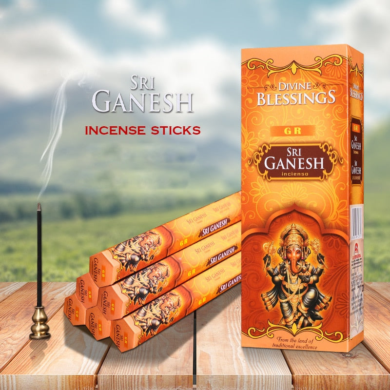 Indian Incense Sticks, Incense Holder Included